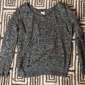 Grey knit sweater
